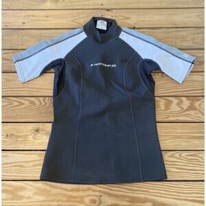NRS Short Sleeve Wet Suit Top Size Small Women’s Black White